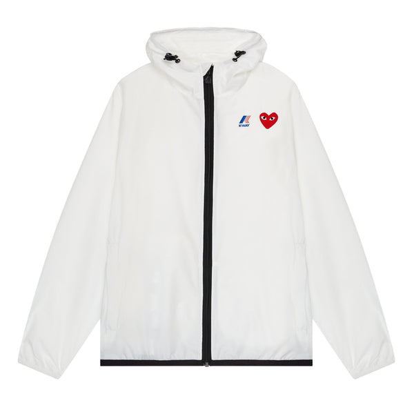 Play Comme des Garçons - K-WAY Le Vrai Zip Jacket - (White)