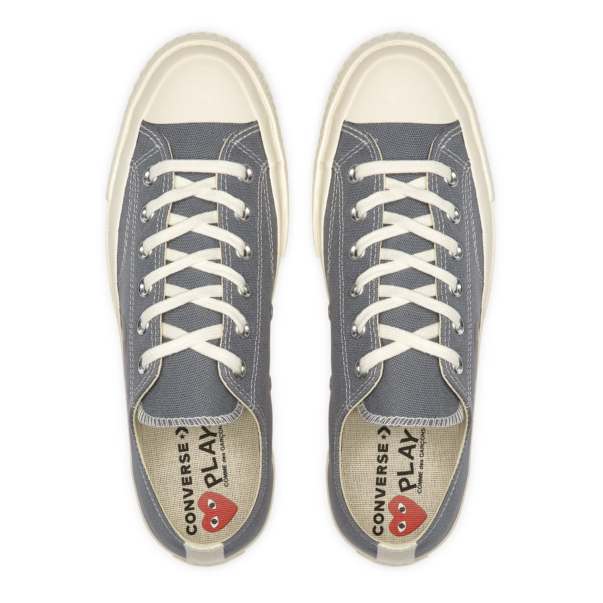 Play Converse - Black Heart Chuck Taylor All Star ’70 Low Sneakers - (Grey)