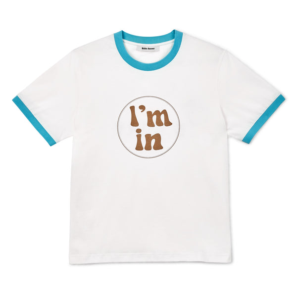 Wales Bonner - DSM Exclusive 
I
m in
 T-Shirt - (Ivory)