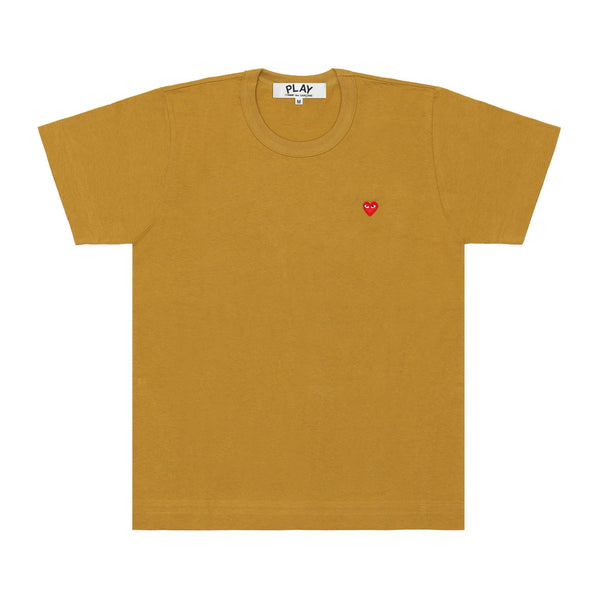 Play Comme des Garçons - Small Heart T-Shirt - (Mustard)