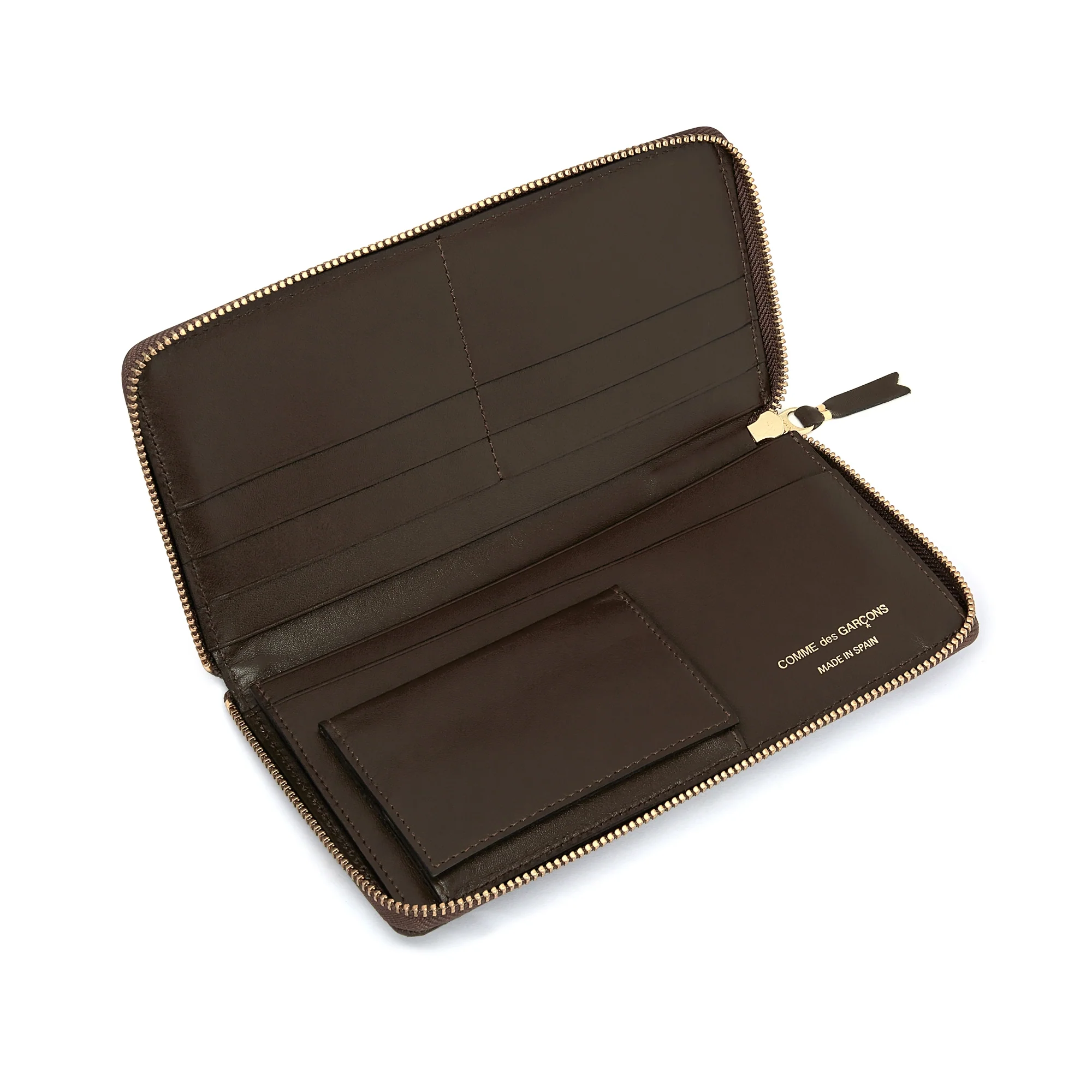 CDG Wallet - Classic Leather Wallet - (Brown SA0110)