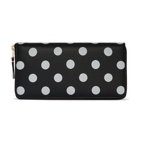 CDG Wallet - Wallet Polka Dots Printed - (Black SA0110PD)