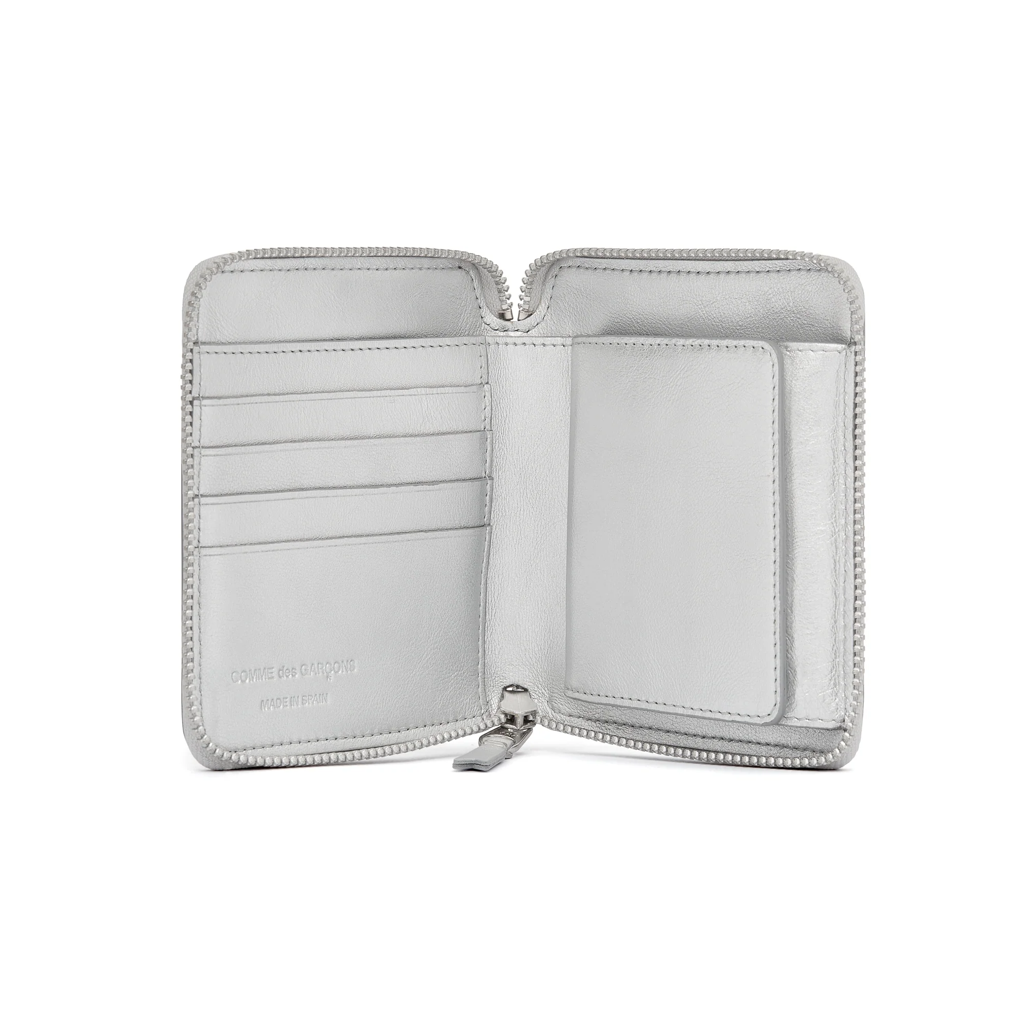 CDG Wallet - Full Zip Around Wallet - (Silver SA2100G)