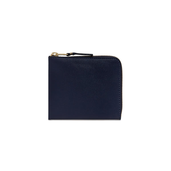 CDG Wallet - Classic Colour Zip Around Wallet - (SA3100 Navy)