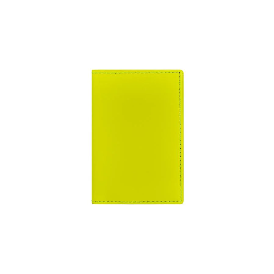 CDG Wallet - Super Fluo Bifold Wallet - (Yellow SA 6400SF) view 1, Click to Zoom in
