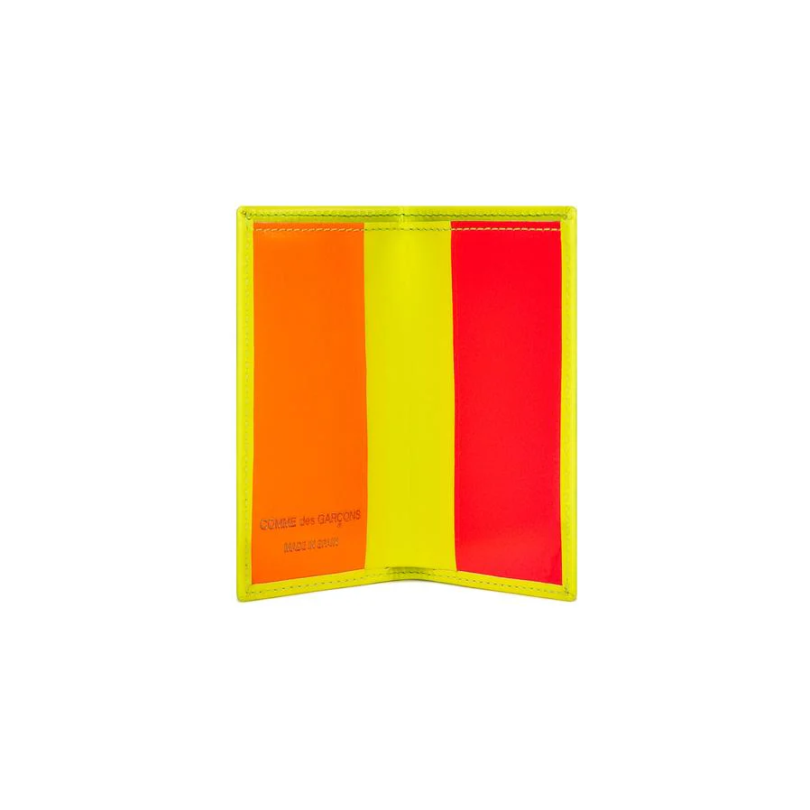 CDG Wallet - Super Fluo Bifold Wallet - (Yellow SA 6400SF)