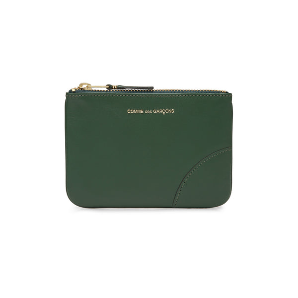 CDG Wallet - Classic Colour Zip Pouch - (SA8100 Bottle Green)