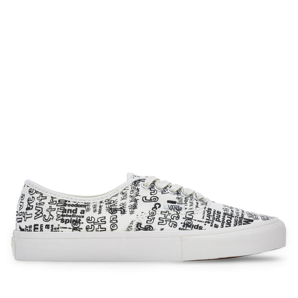 CDG Originals - Message Vans UA Authentic Sneakers - (White)